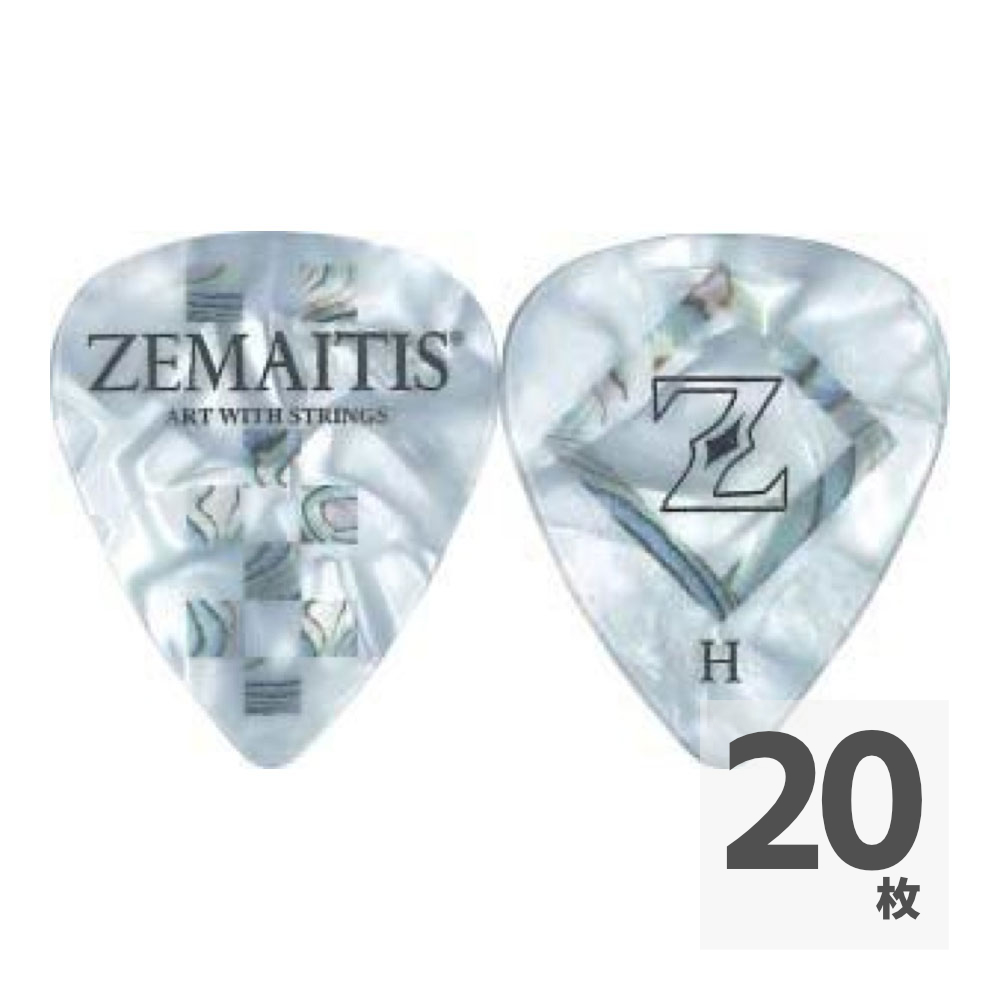 ZEMAITIS Guitar Picks ZP05 TD/Heavy 1.00mm ティアドロップ セルロイド ギターピック×20枚