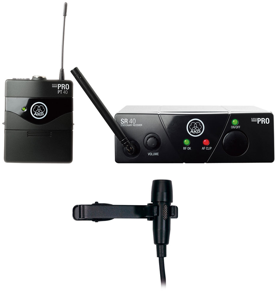 AKG WMS40 PRO MINI INSTRUMENTAL SET JP1 & CK99L セット ラベリアマイクワイアレスセット