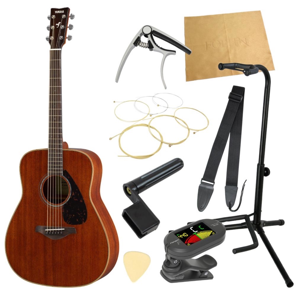 ヤマハから始める!大人のアコギ入門セット YAMAHA FG850 NT アコースティックギター 9点セット