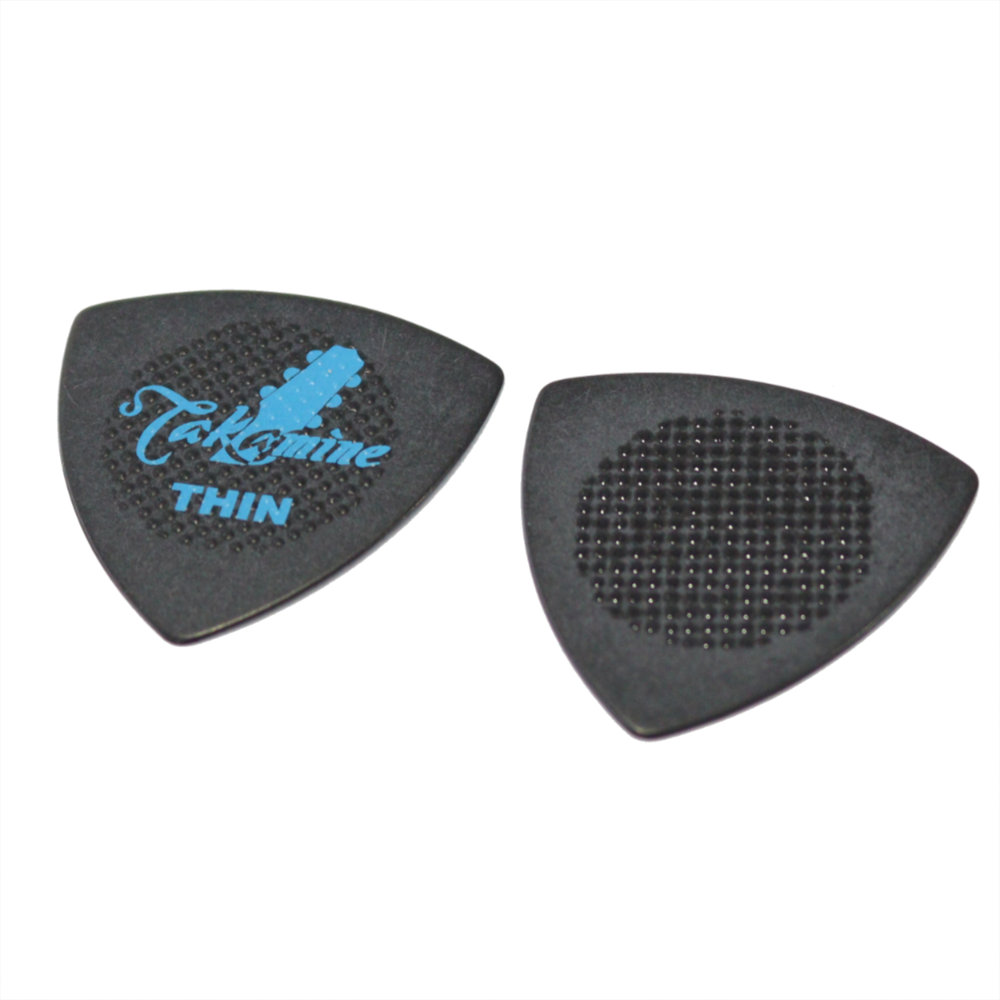 TAKAMINE P3B THIN ポリアセタール トライアングルピック×50枚 滑り止めアップ画像