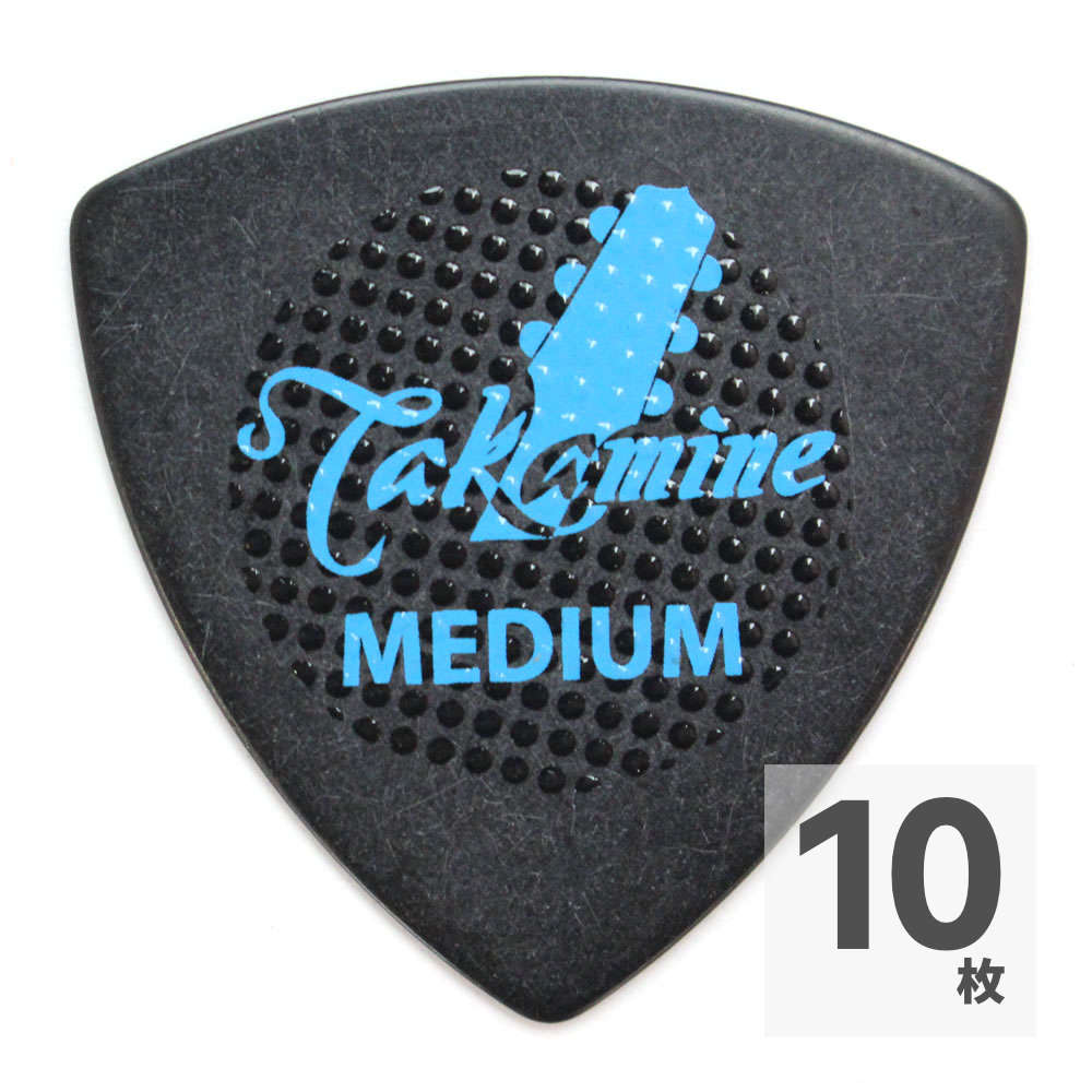 TAKAMINE P3B MEDIUM ポリアセタール トライアングル ギターピック×10枚