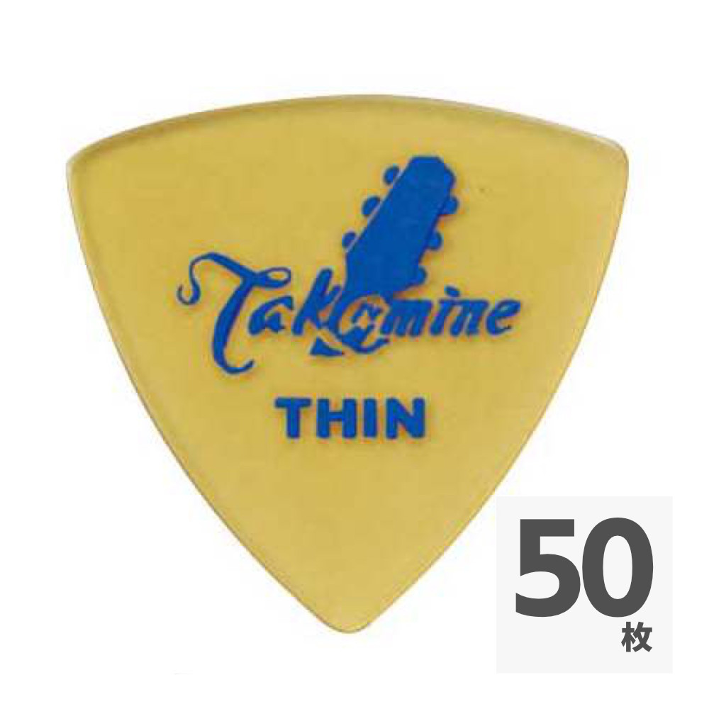 TAKAMINE P5 THIN ウルテム トライアングルピック×50枚