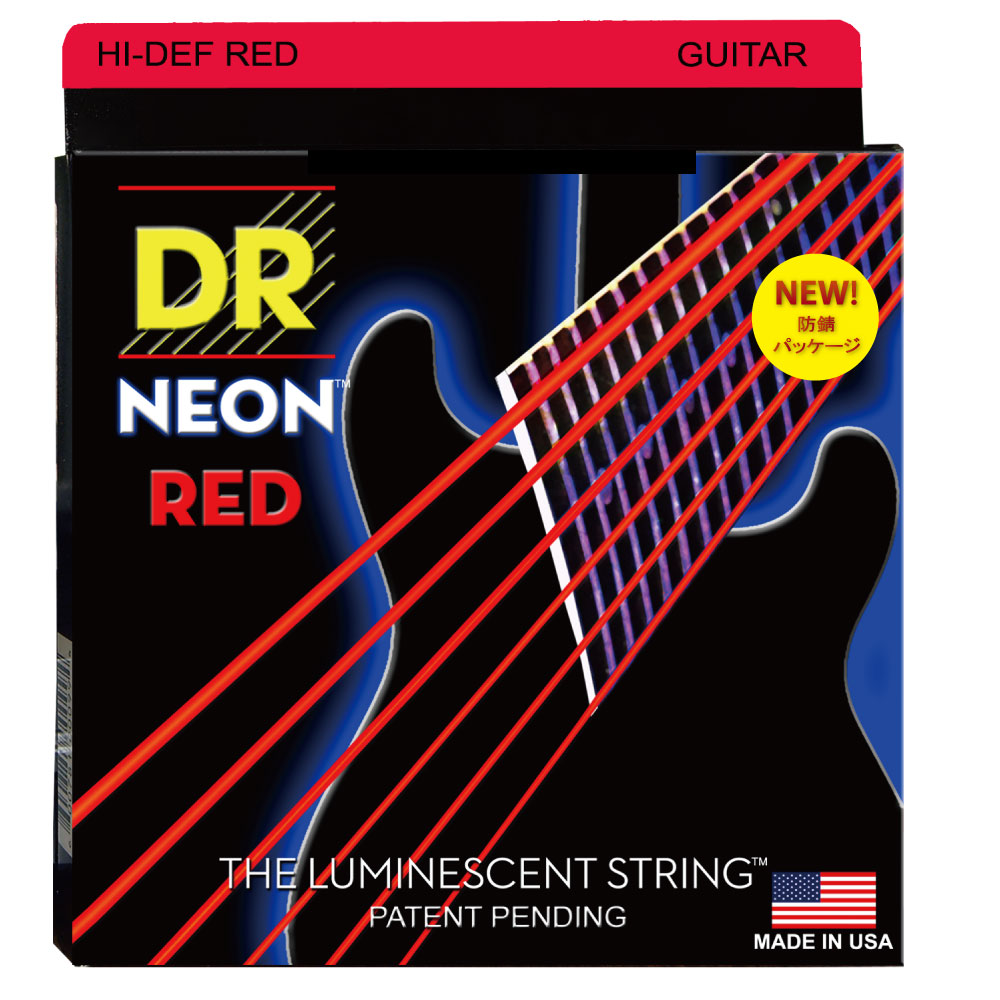 DR NEON HI DEF/E RED MEDIUM NRE-10 エレキギター弦×6 セット