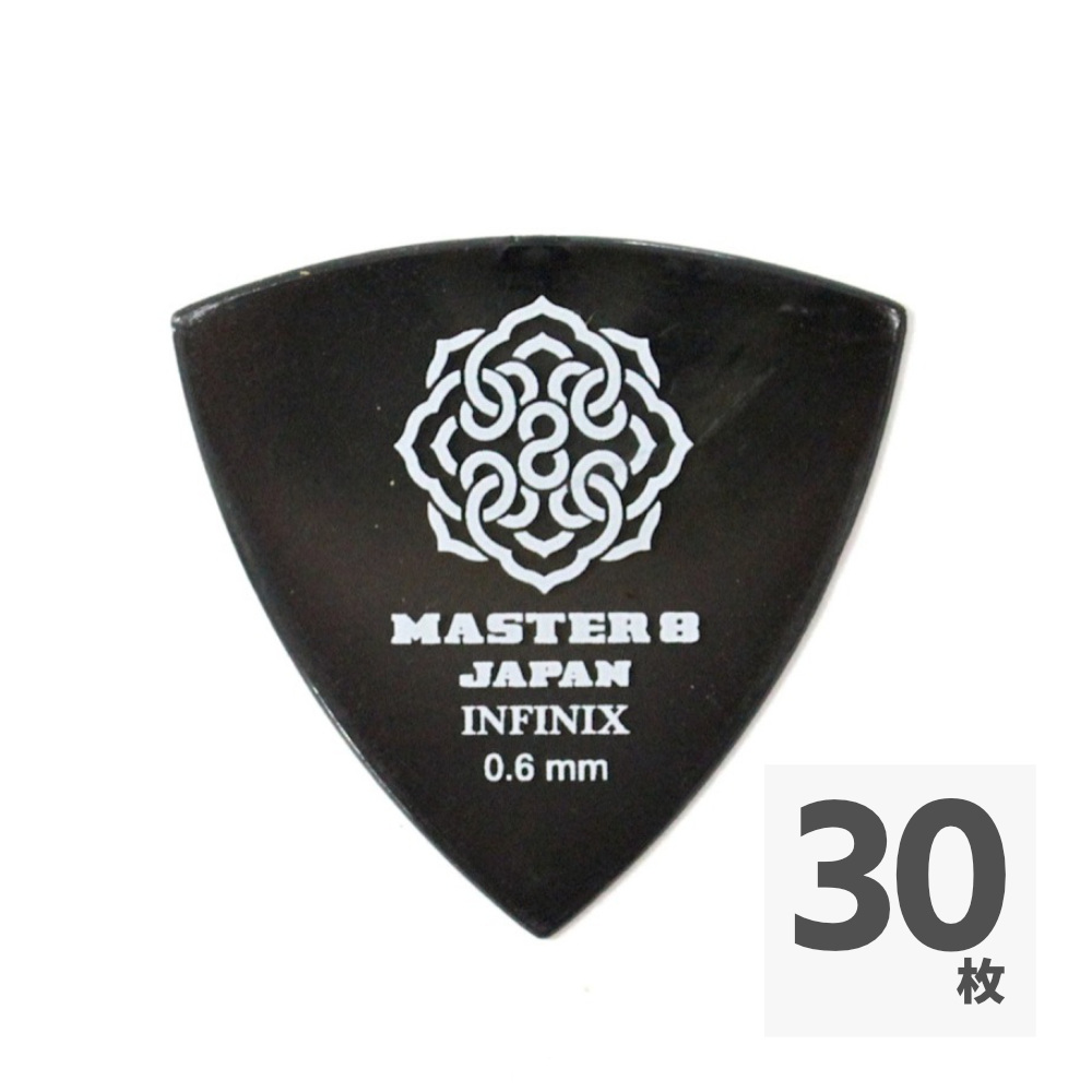 MASTER 8 JAPAN IF-TR060 INFINIX TRIANGLE 0.6mm ピック×30枚