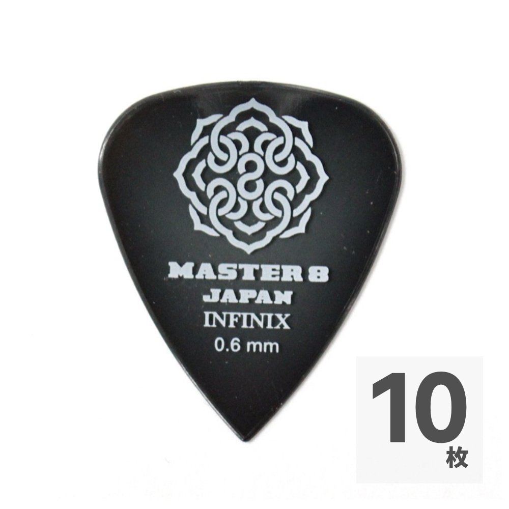 MASTER 8 JAPAN IF-TD060 INFINIX TEARDROP 0.6mm ギターピック×10枚
