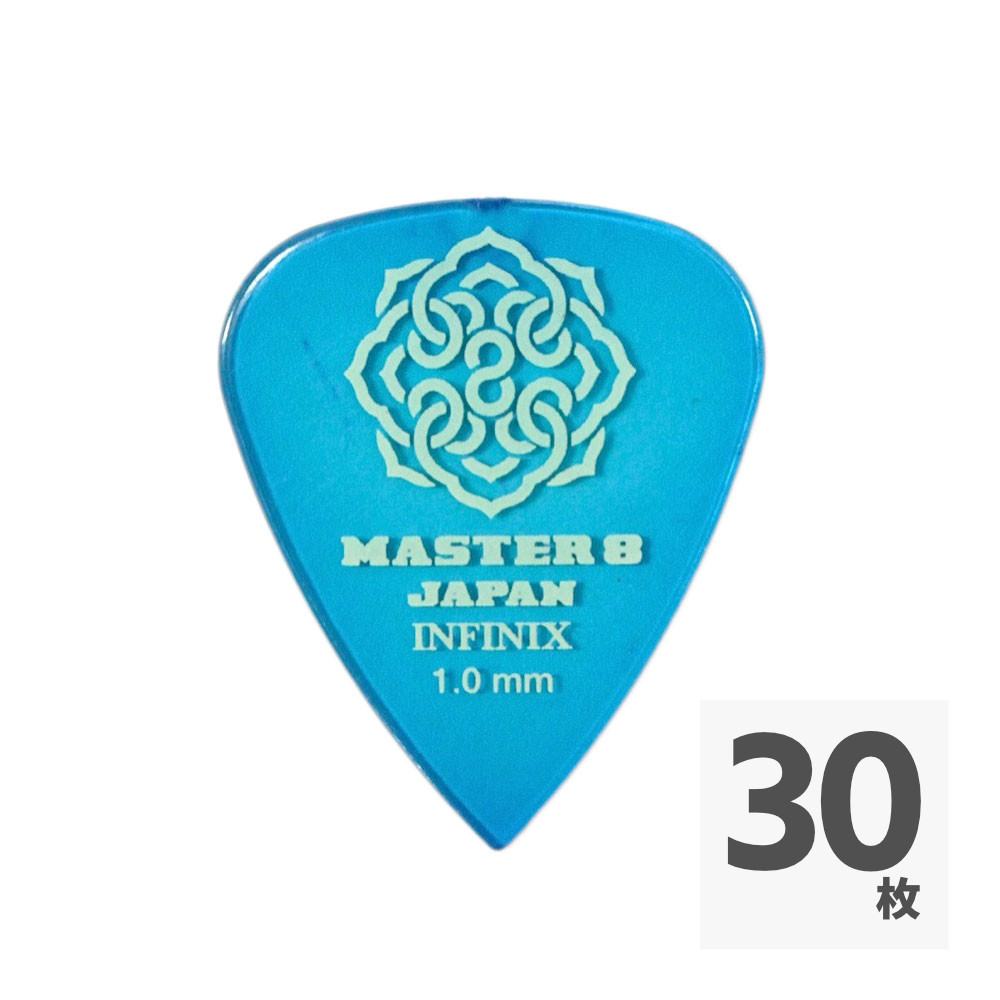 MASTER 8 JAPAN IF-TD100 INFINIX TEARDROP 1.0mm ギターピック×30枚