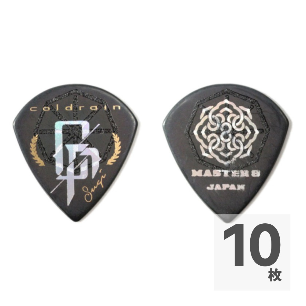 MASTER 8 JAPAN CRSUGI1-100 coldrain Sugi signature model 1.0mm ギターピック×10枚