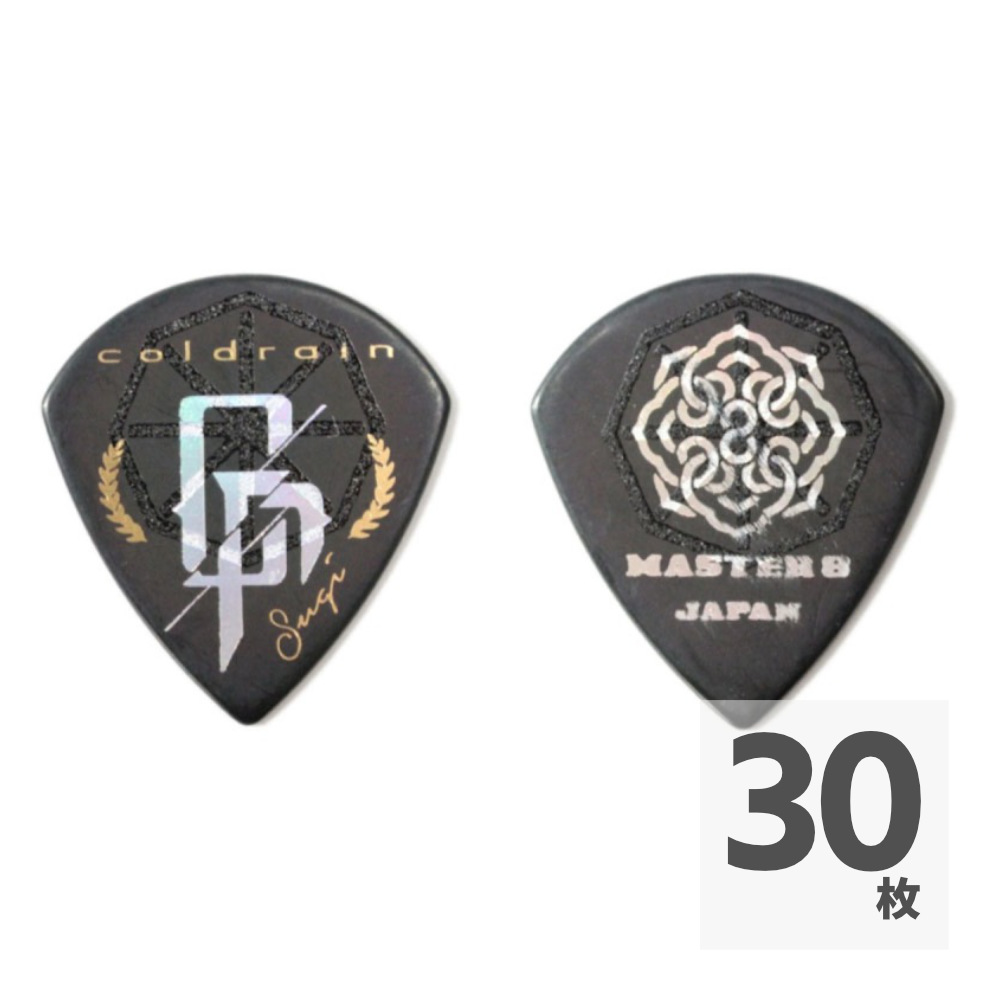 MASTER 8 JAPAN CRSUGI1-100 coldrain Sugi signature model 1.0mm ギターピック×30枚