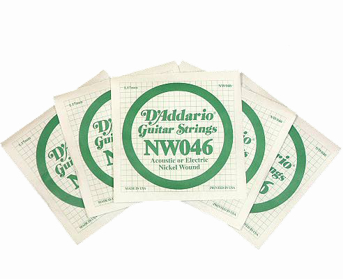 D’Addario NW046弦×5本 ギターバラ弦