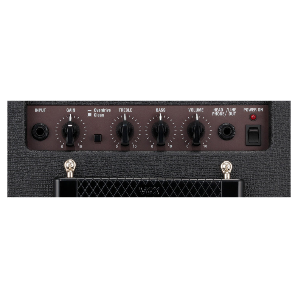 VOX Pathfinder10 小型ギターアンプ コンボ Flanger クリップチューナー 3mギターケーブル ギター入門3点セット VOX Pathfinder10 小型ギターアンプ コンボ コントロールパネル
