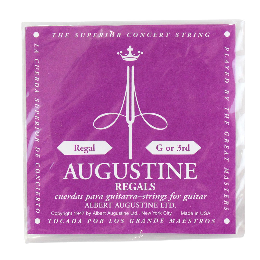 AUGUSTINE REGAL 3st クラシックギター弦 バラ弦×6本