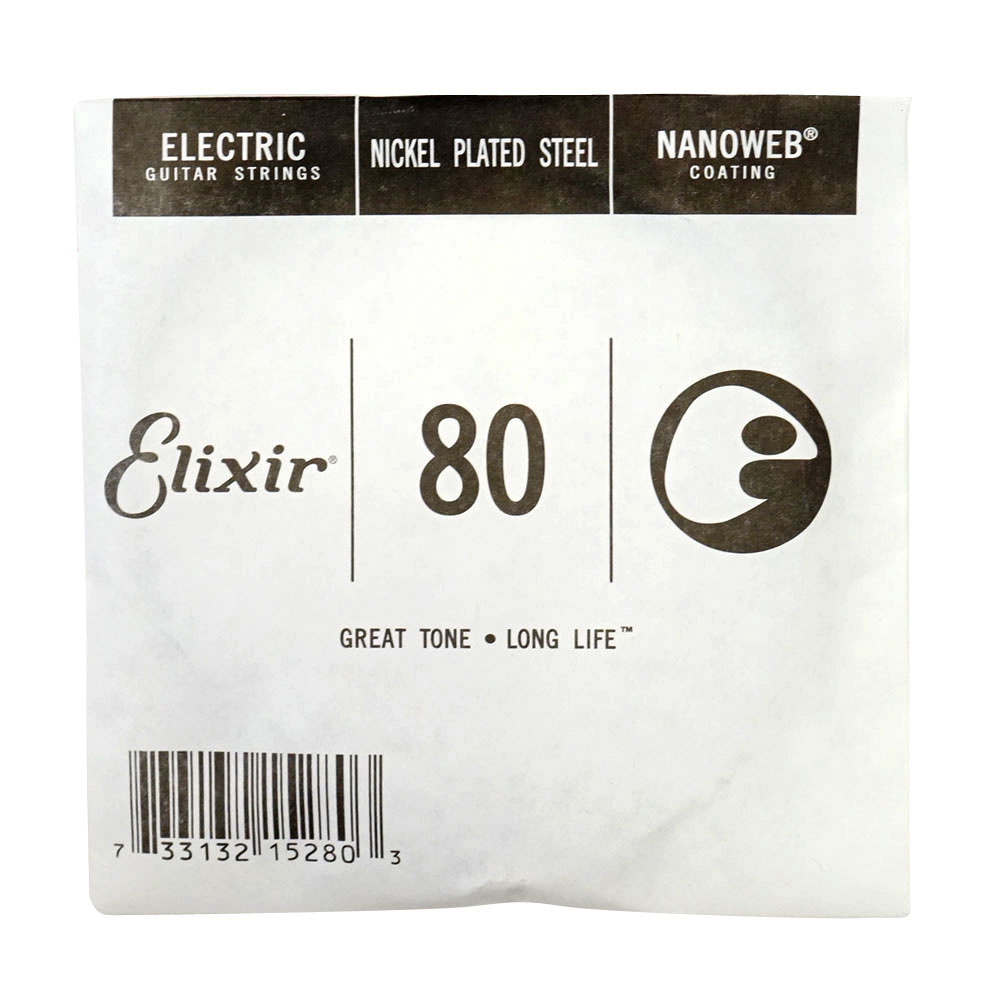 ELIXIR 15280/080 バラ弦×4本 エリクサー ナノウェブ ギター弦