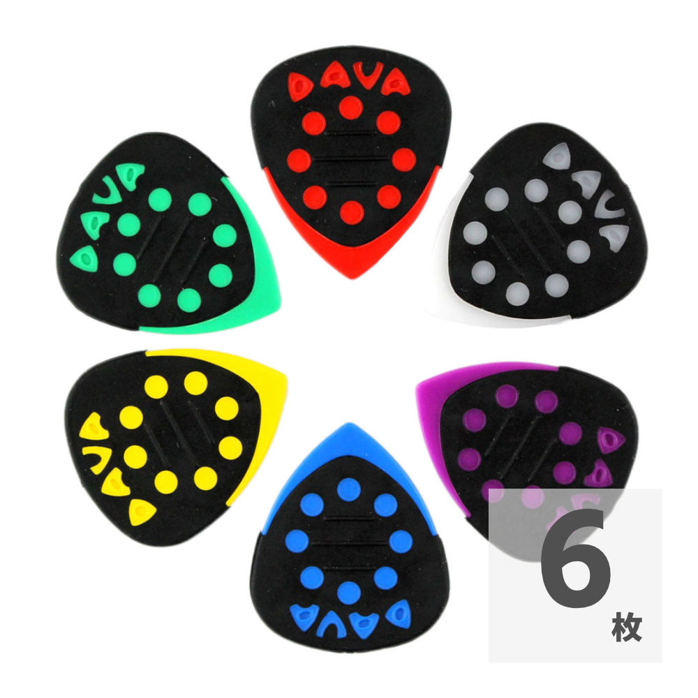 DAVA GRIP TIPS DELRIN #6036 ギターピック×6枚