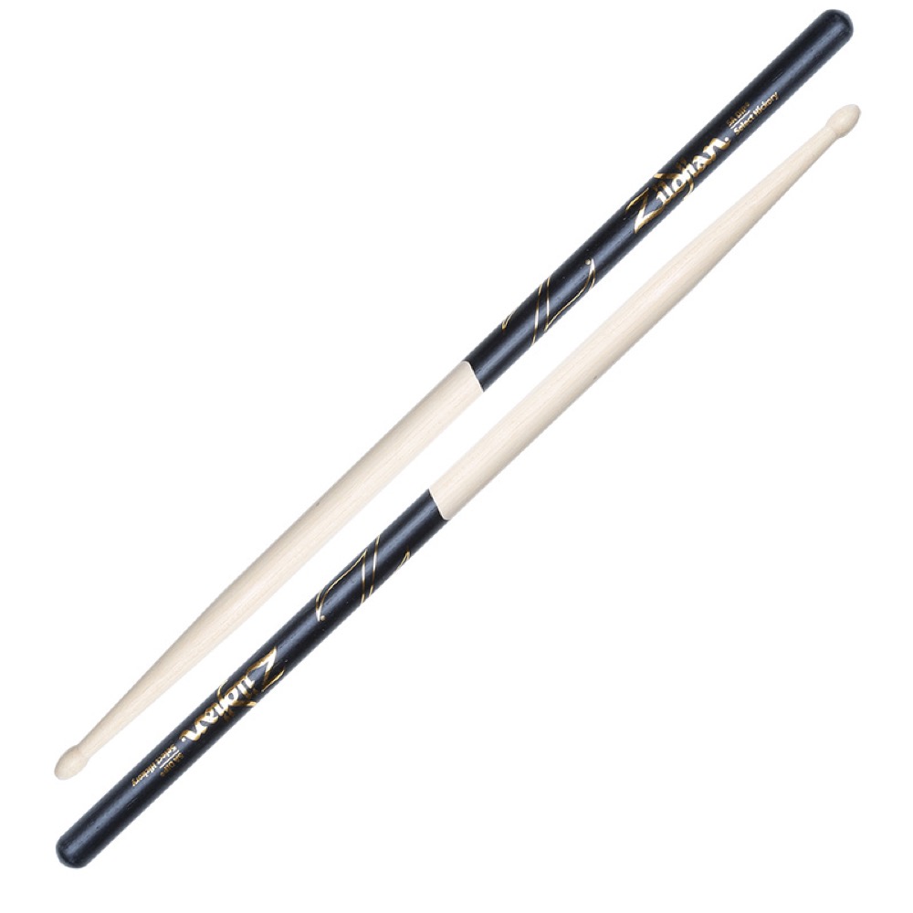 ZILDJIAN LAZLZ5AD Hickory Series 5A WOOD BLACK DIP ドラムスティック×6セット