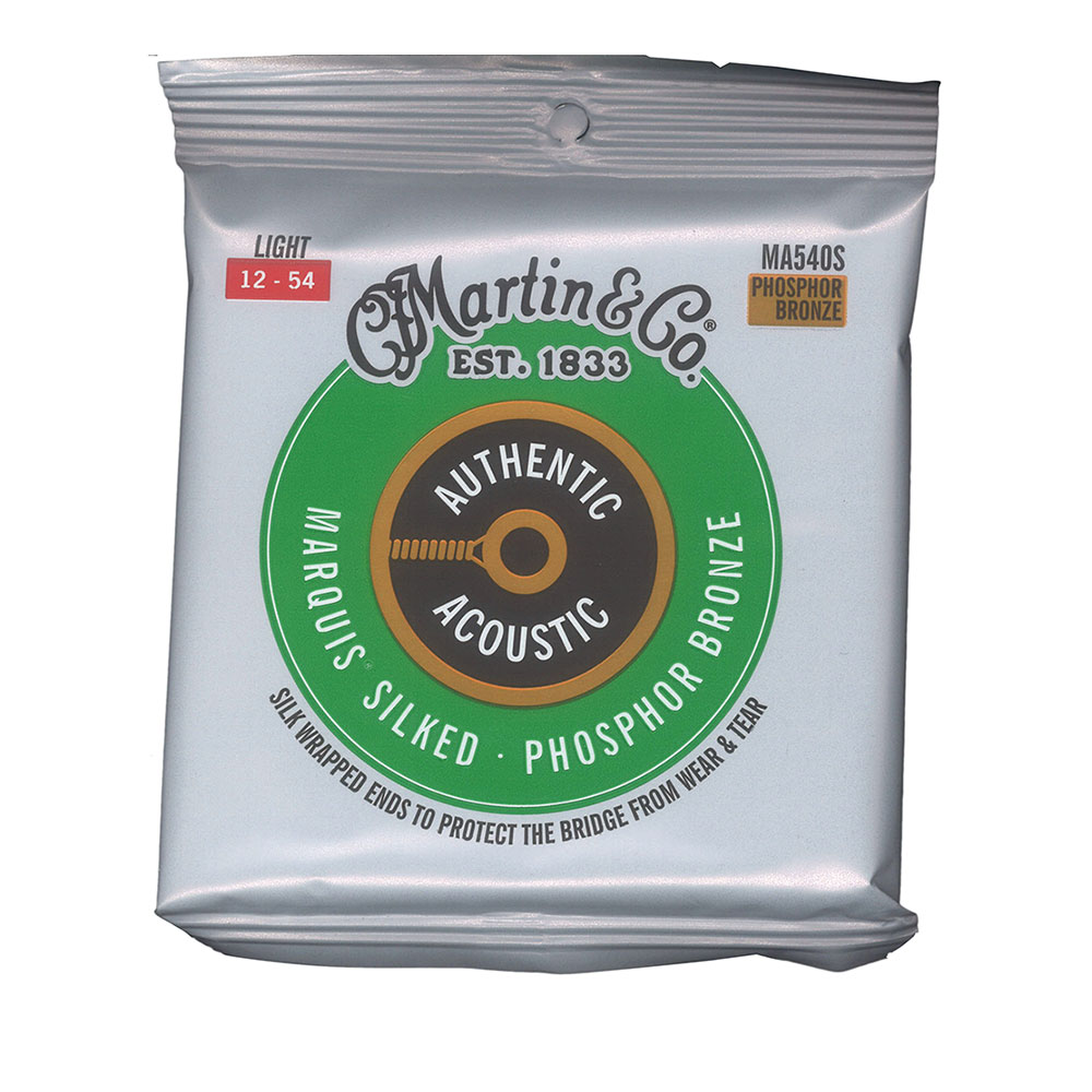MARTIN MA540S Marquis Silked Phospher Bronze Light アコースティックギター弦×3セット