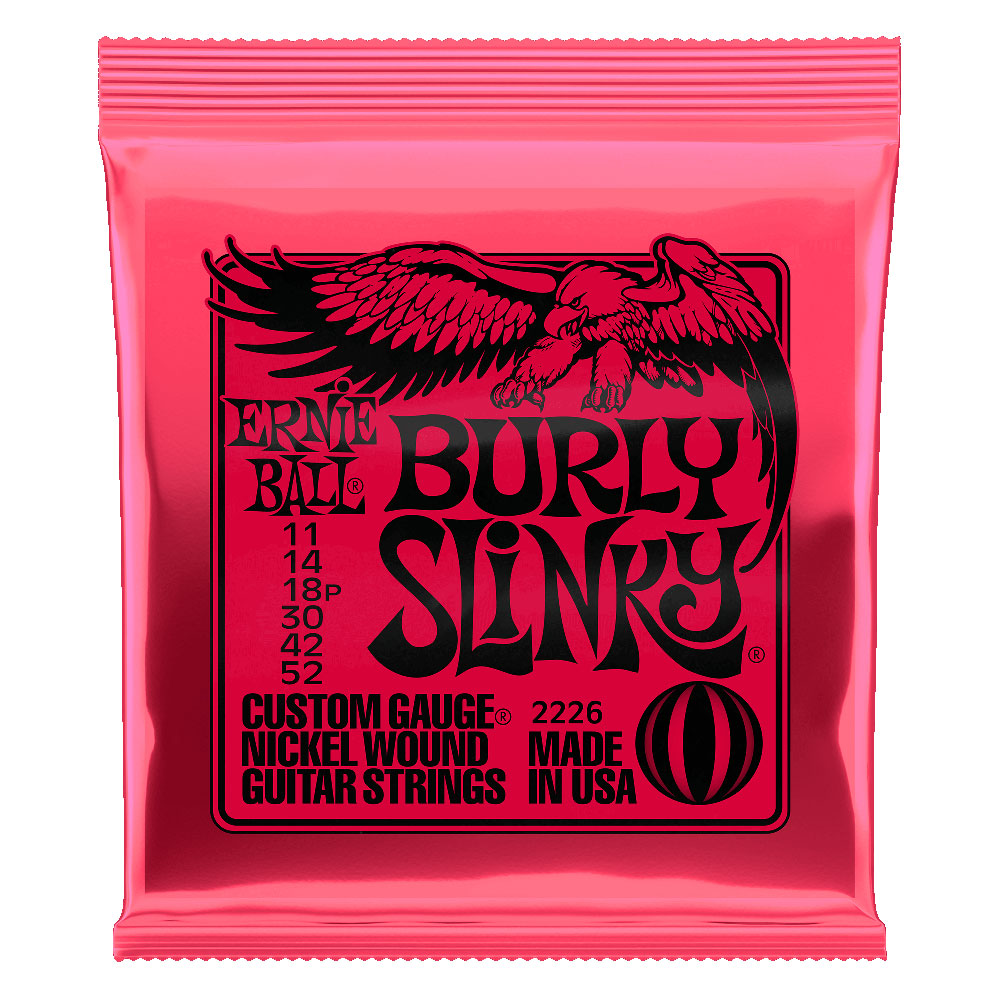 ERNIE BALL 2226 Burly Slinky 11-52 エレキギター弦×3セット