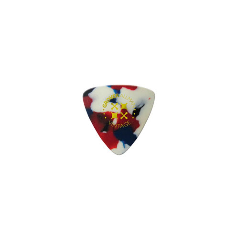 Grover Allman Vintage Celluloid Confetti 0.71mm PTV0013 オニギリ型 ギターピック×10枚