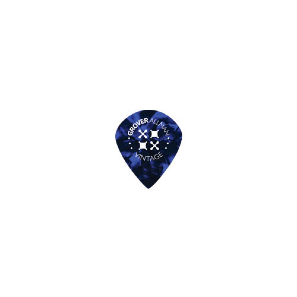 Grover Allman Vintage Celluloid Blue 0.96mm PJV0004 Jazzタイプ ギターピック×10枚