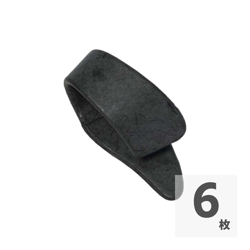 Kavaborg Oblique Finger Pick MZBP-20 Black サムピック ギターピック×6 枚