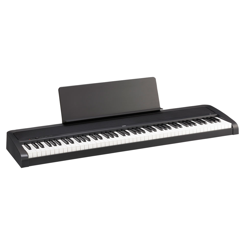KORG B2 BK 電子ピアノ Dicon Audio X型キーボードスタンド ベンチ SD GAZERヘッドホン ピアノマット(グレイ)付きセット