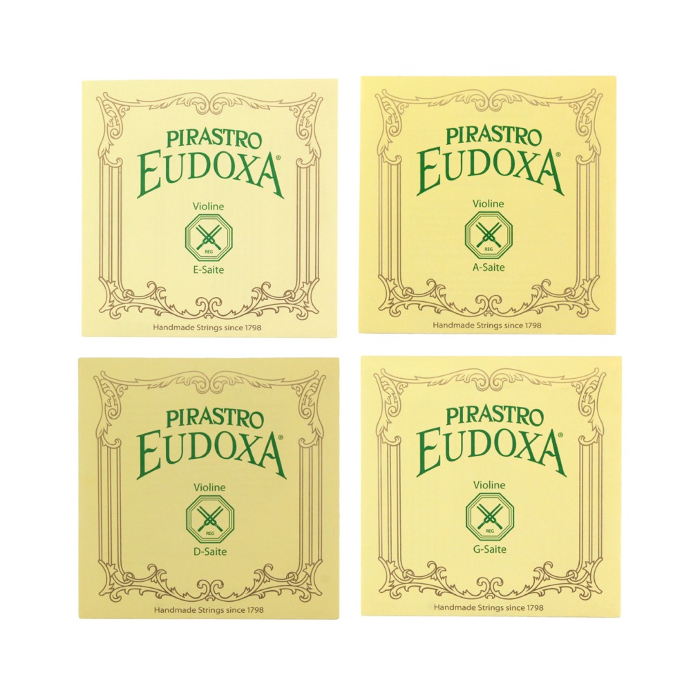 PIRASTRO Eudoxa オイドクサ 4/4サイズ用バイオリン弦セット E線ループエンド