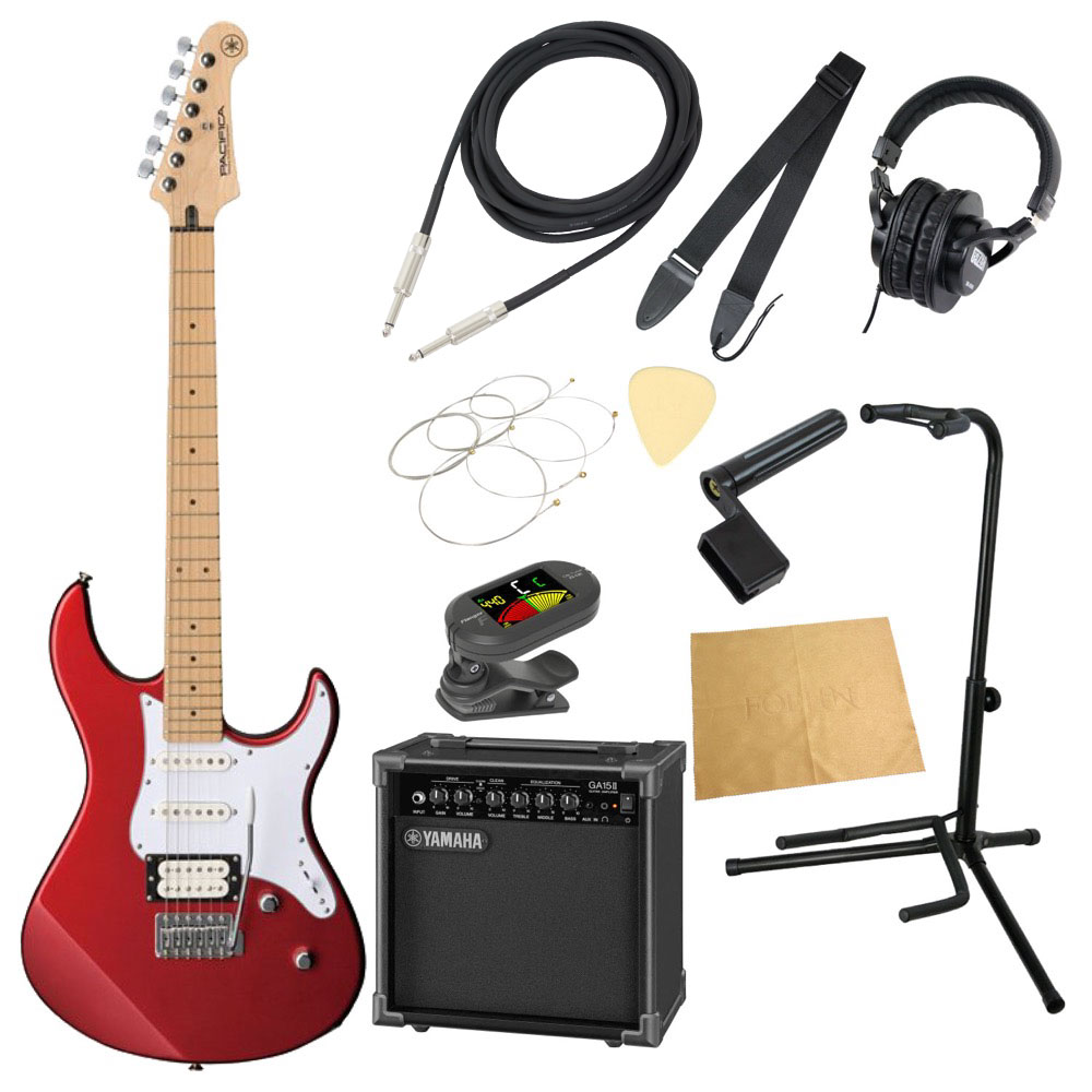 YAMAHA PACIFICA112VM RM エレキギター YAMAHA GA15II アンプ付き 入門11点セット