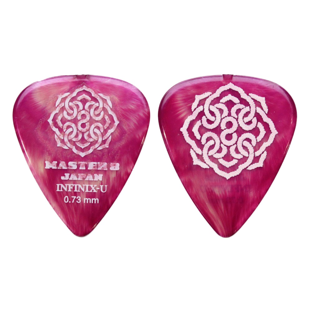 MASTER 8 JAPAN IFU-TD073 INFINIX-U TEARDROP with Hard Grip 0.73mm ギターピック×10枚