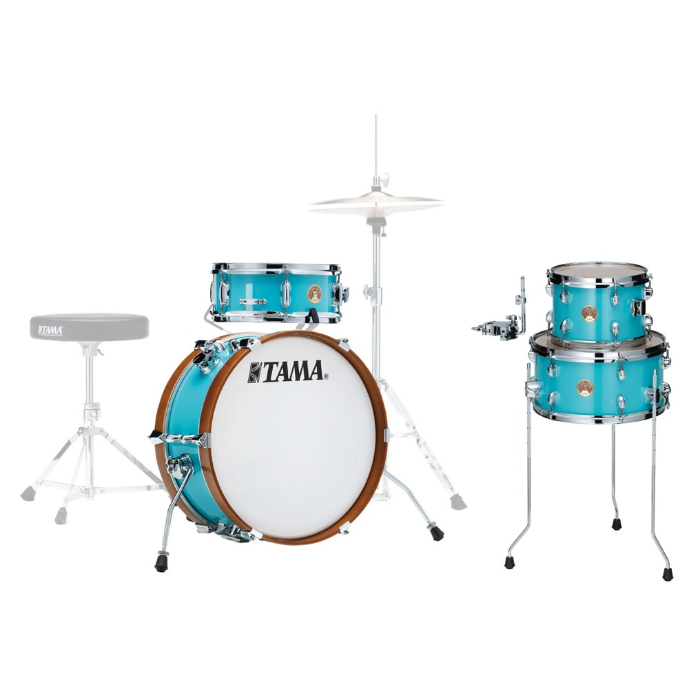 TAMA LJK28S-AQB & LJKT10F14-AQB CLUB-JAM MINI KIT ドラムセット
