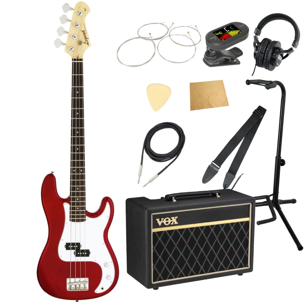 LEGEND LPB-Z CA エレキベース VOXアンプ付き 入門10点セット