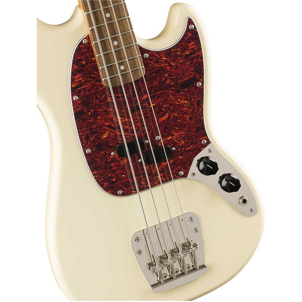Squier Classic Vibe ’60s Mustang Bass LRL OWT VOXアンプ付き エレキベース入門10点セット ボディトップ画像