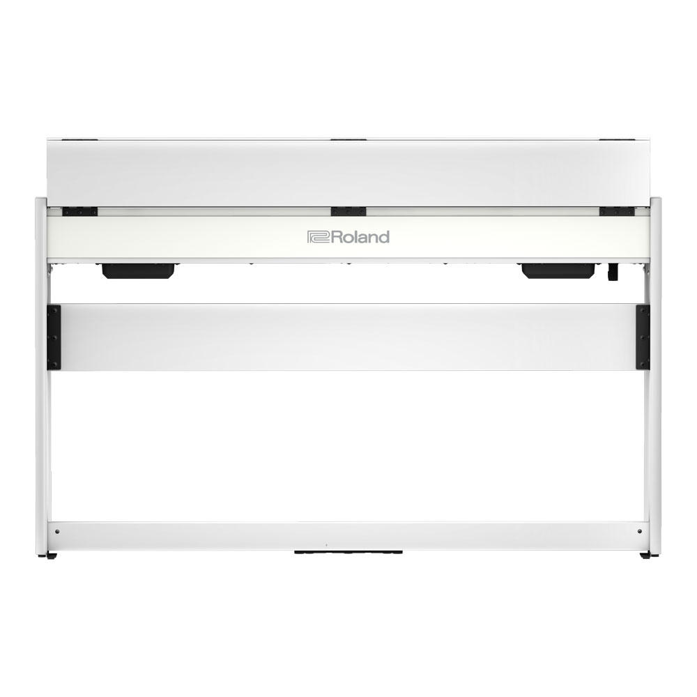 【組立設置無料サービス中】 ROLAND F701-WH ホワイト 電子ピアノ 高低自在椅子&セッティングマット付き 背面