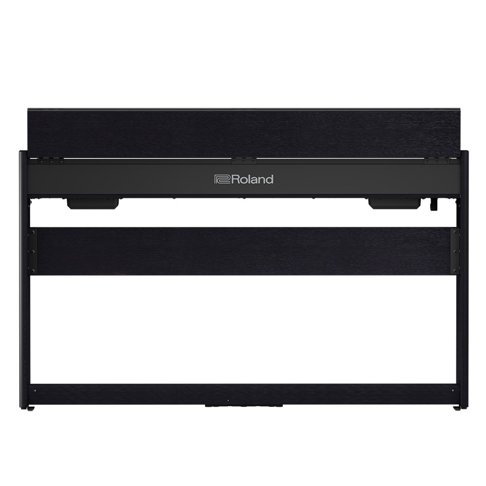 ROLAND F701-CB Digital Piano 電子ピアノ 高低自在椅子付き 黒木目調仕上げ &セッティングマット付き 【組立設置無料サービス中】 背面画像