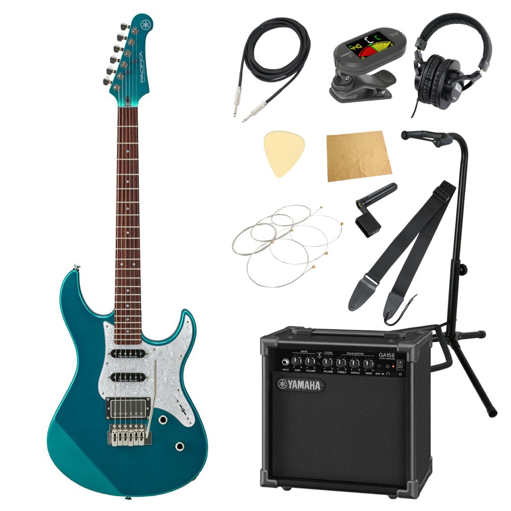 YAMAHA PACIFICA612V II X TGM エレキギター ヤマハ GA15II アンプ付き 入門11点セット