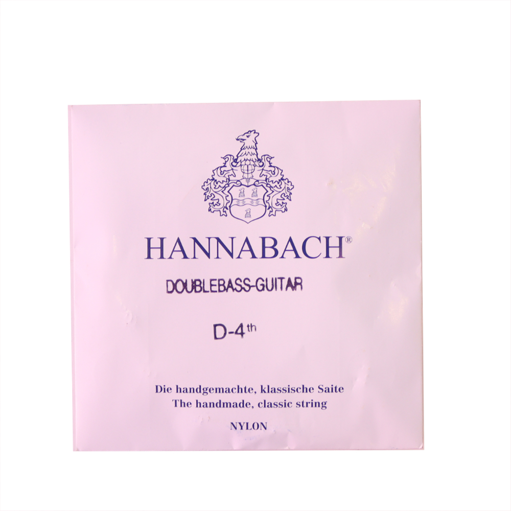 HANNABACH 8414MT Double Bass ミディアムテンション 4弦用 バラ弦 クラシックギター弦×3本