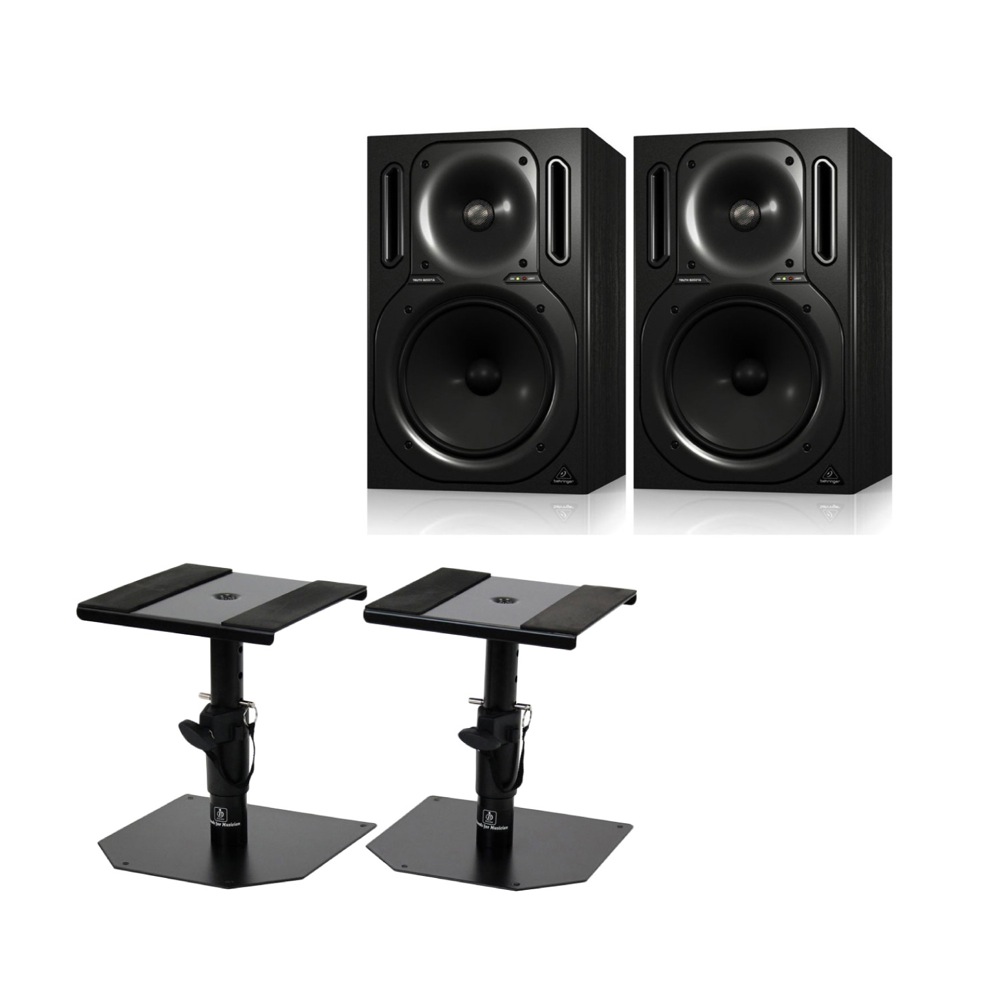 BEHRINGER B2031A TRUTH パワードモニタースピーカー Dicon Audio SS-032R 卓上スタンド ペア セット