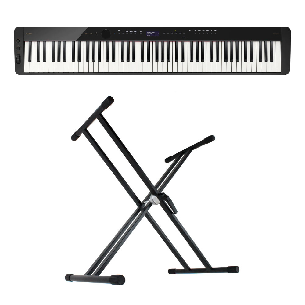 CASIO Privia PX-S3100 BK 電子ピアノ X型スタンド付き セット