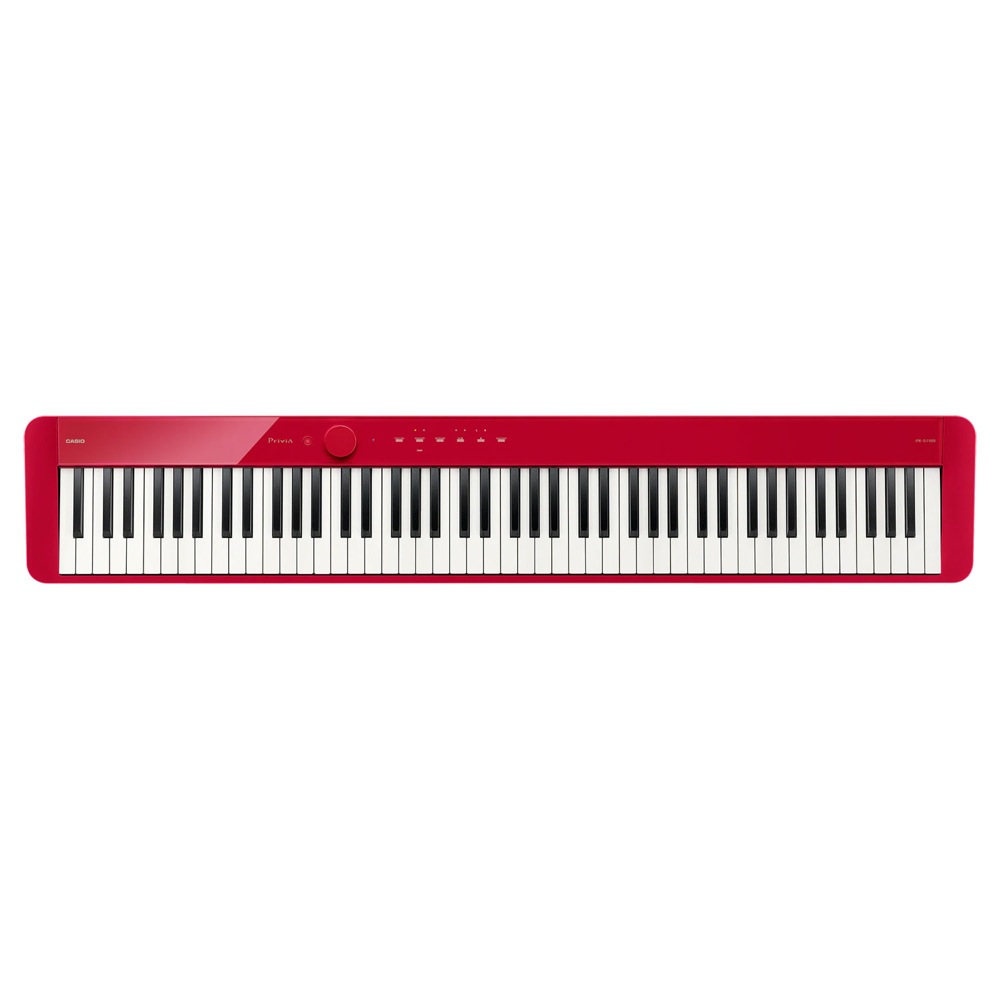 CASIO Privia PX-S1100 RD 電子ピアノ スタンド マット 3点セット [鍵盤 AMset] 全体画像