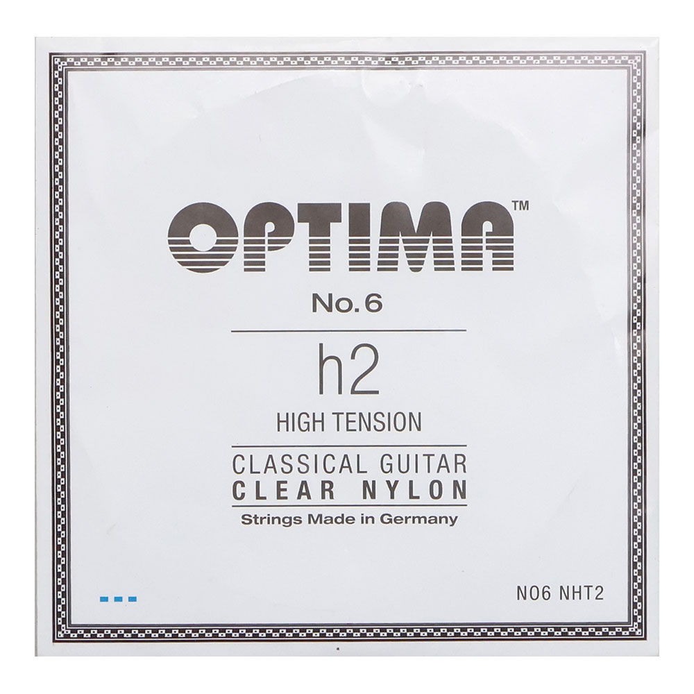 Optima Strings No6.NHT2 Nylon B/H2 High 2弦 バラ弦 クラシックギター弦×3本