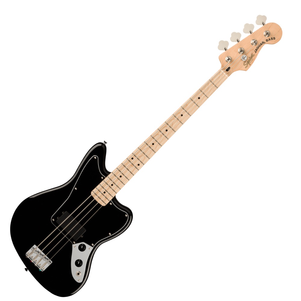 Squier Affinity Series Jaguar Bass H BLK エレキベース VOXアンプ付き 入門10点セット ベース本体の画像