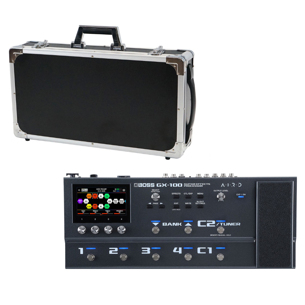 BOSS GX-100 マルチエフェクター Guitar Effects Processor エフェクターケース(小)付きセット