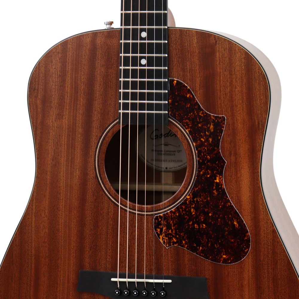 Godin Metropolis Composer Q1T エレクトリックアコースティックギター 正規輸入品 ギグバッグ付き サウンドホール部分の画像
