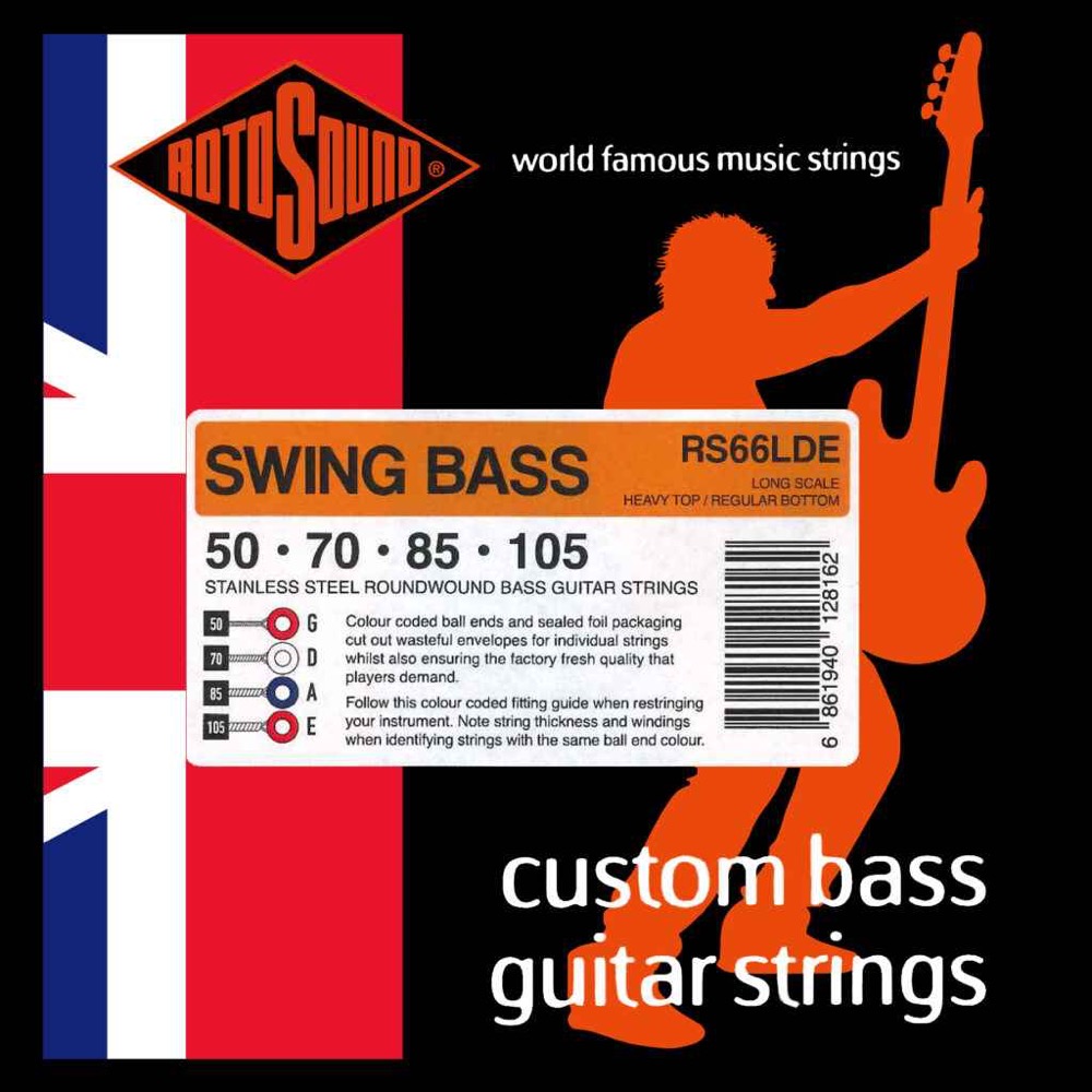 ROTOSOUND RS66LDE SWING BASS 66 CUSTOM 50-105 エレキベース弦×2セット