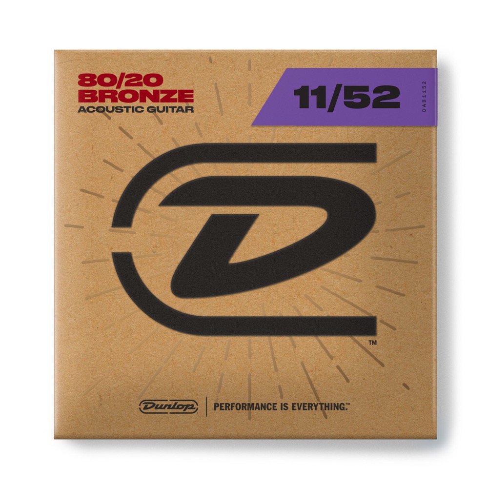 JIM DUNLOP 80/20 BRONZE DAB1152 Medium Light アコースティックギター弦×3セット