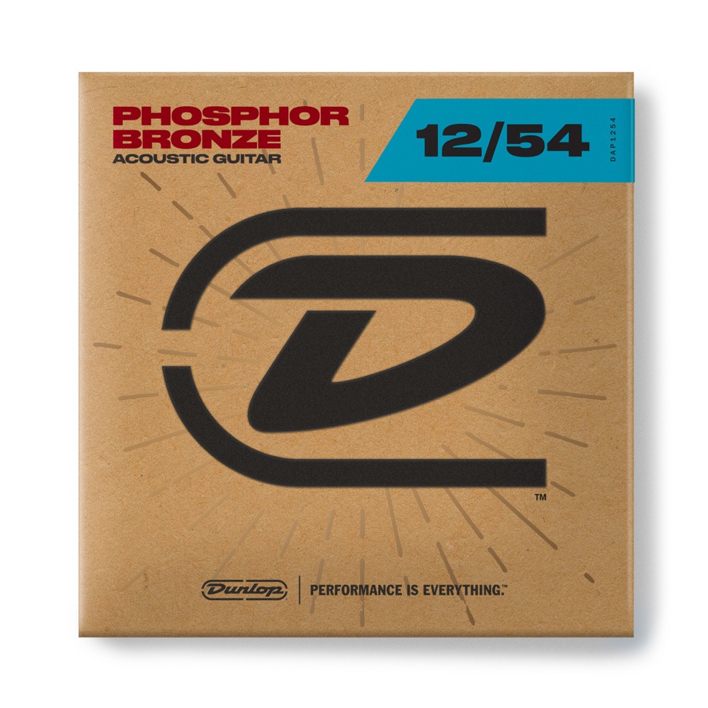JIM DUNLOP PHOSPHOR BRONZE DAP1254 light アコースティックギター弦×3セット