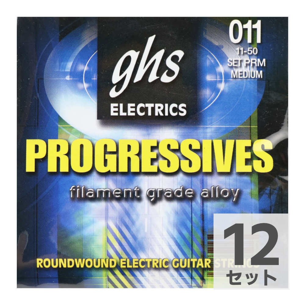 GHS PRM Progressives MEDIUM 011-050 エレキギター弦×12セット