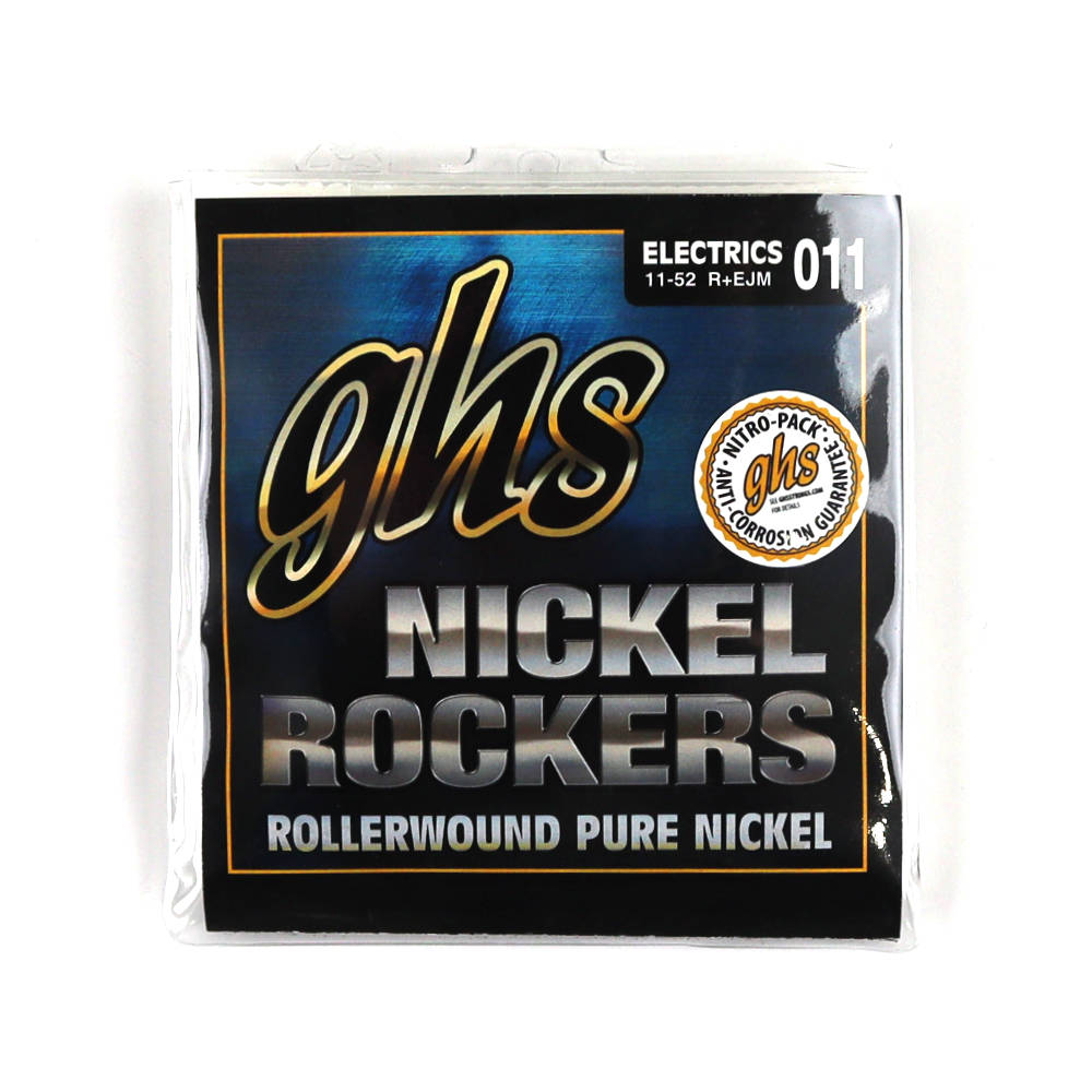 GHS R+EJM Nickel Rockers CUSTOM MEDIUM 011-052 エレキギター弦×3セット