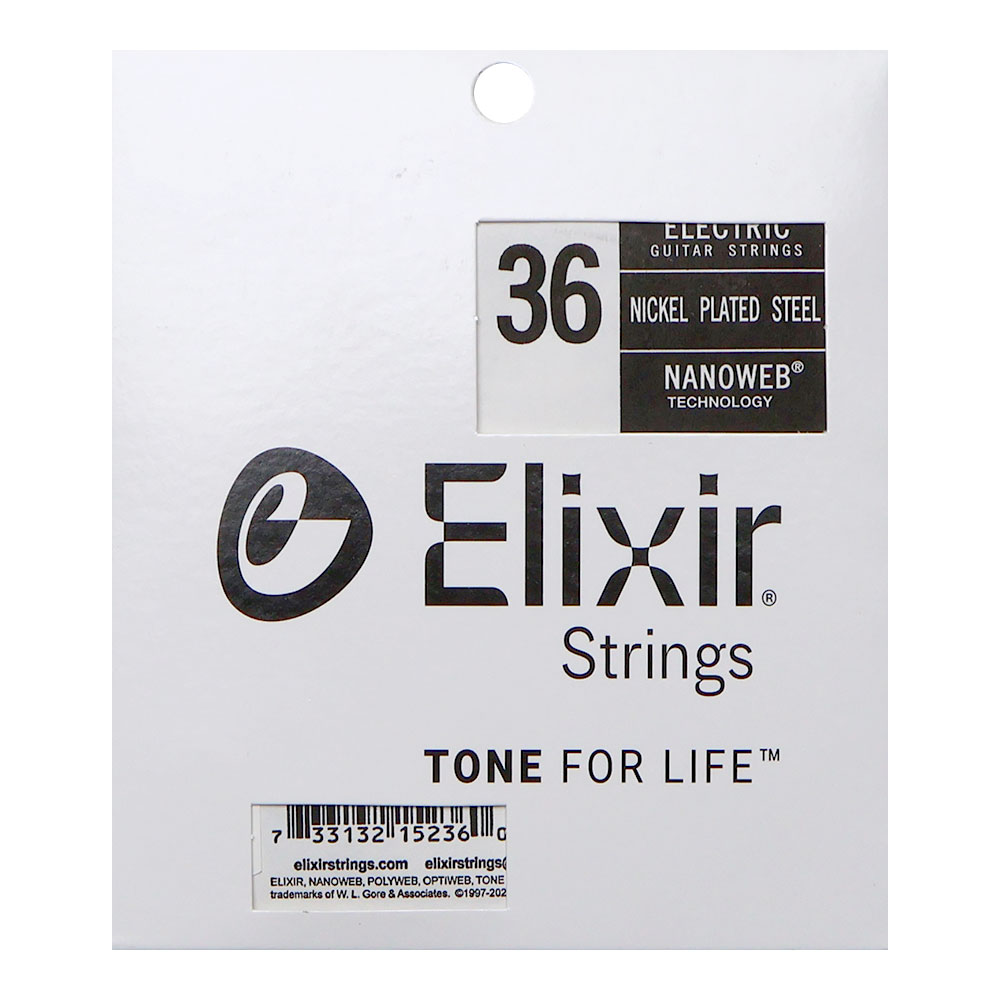 ELIXIR 15236/036弦×4本 エリクサーナノウェブバラ弦