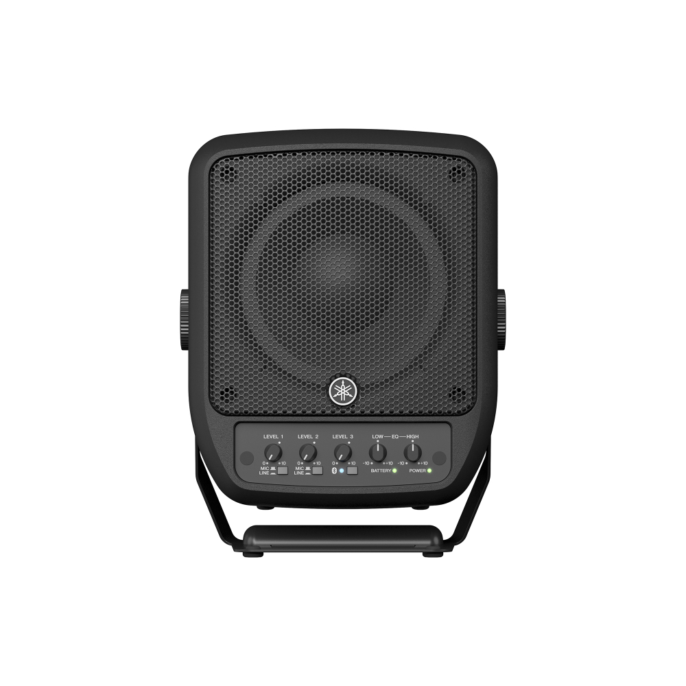 YAMAHA ヤマハ STAGEPAS 100BTR バッテリー搭載モデル ポータブルPAシステム 専用キャリーバッグ付き フロント画像