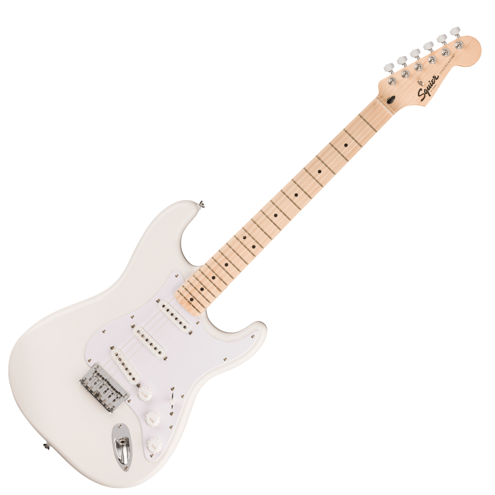 Squier スクワイヤー スクワイア Sonic Stratocaster HT MN AWT エレキギター ストラトキャスター VOXアンプ付き 入門11点 初心者セット 正面画像
