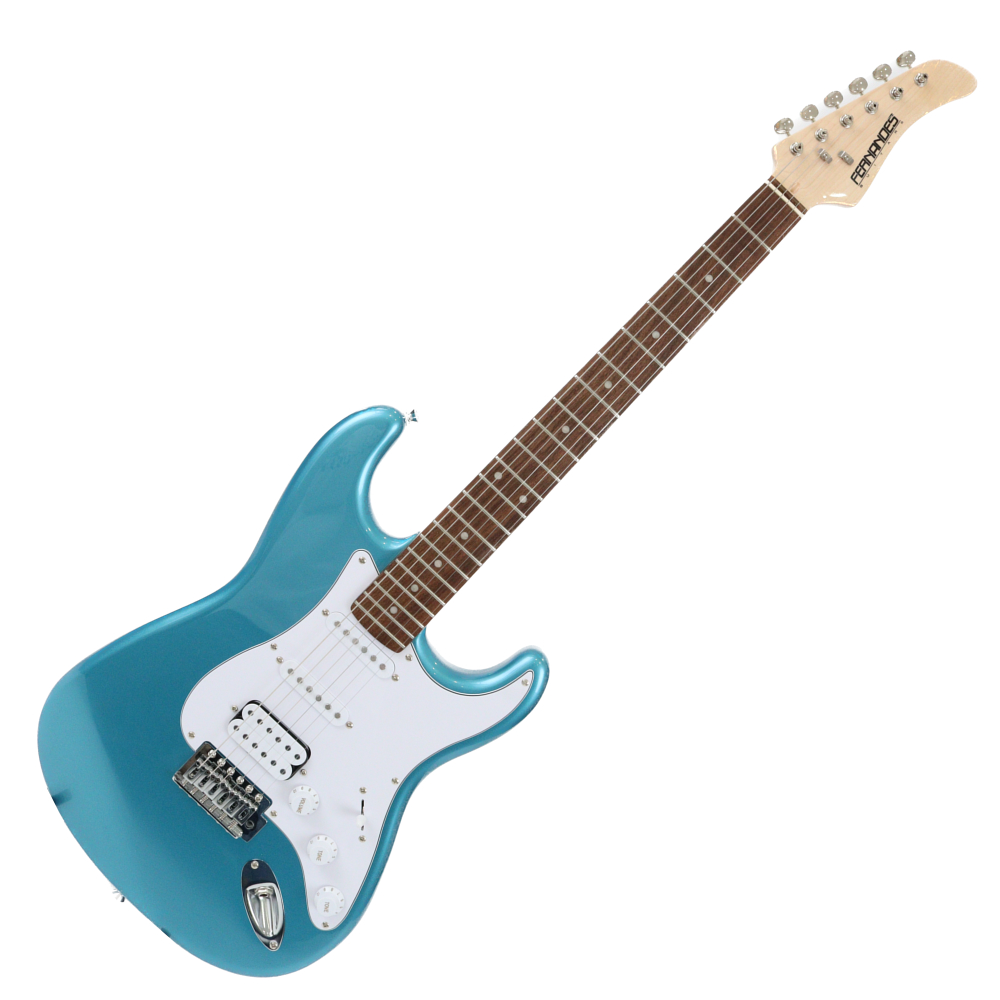 FERNANDES フェルナンデス LE-1Z SSH VMB/L エレキギター ストラトキャスタータイプ VOXアンプ付き 入門11点 初心者セット ギター本体全体像